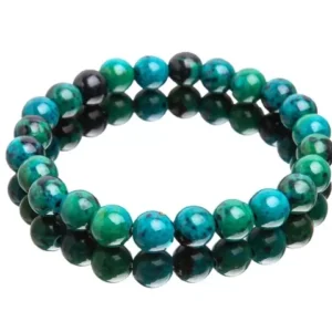 BUDDHY armband  chrysocolla – groenblauwe edelsteen