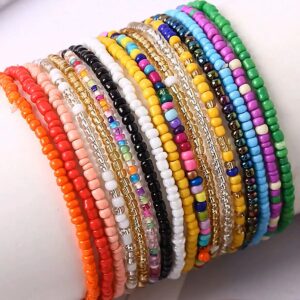 BUDDHY 17 armbandjes in 1 – diverse kleuren – elastisch BUDDHY 17 armbandjes in 1 - diverse kleuren – elastisch